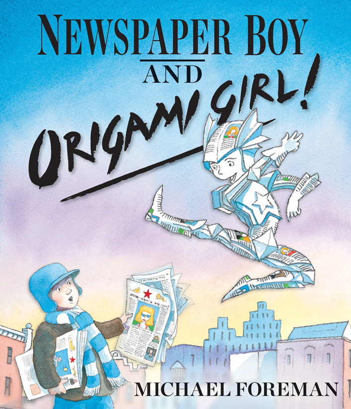 Newspaper Boy and Origami Girl