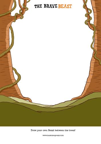 Brave Beast Drawing Activity